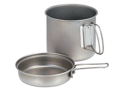 他サイト： スノーピーク(snow peak) クッカーチタン 軽量 深型 トレック 1400ml 収納ケース付き 登山 防災 SCS-009Tの商品画像