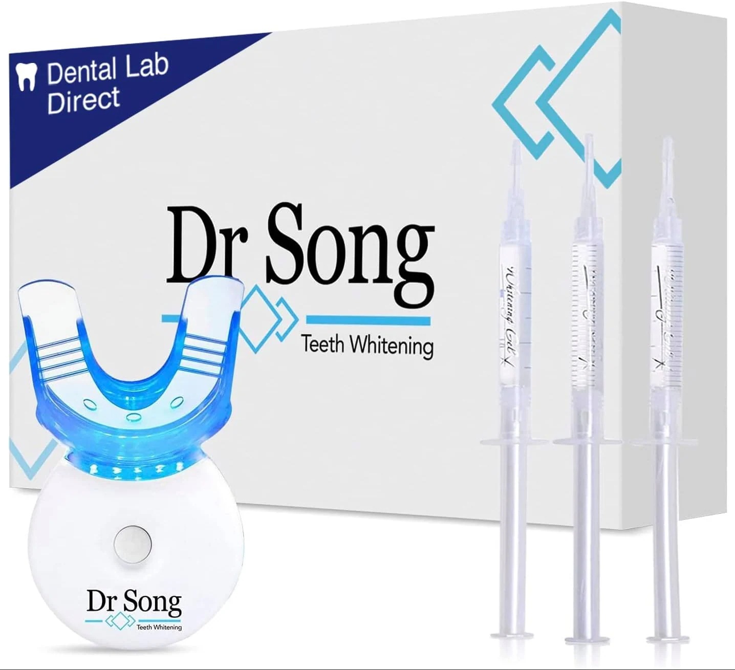 Dr Song Teeth Whitening Kit 3X注射器 35% 過酸化カルバミドライトトレイ