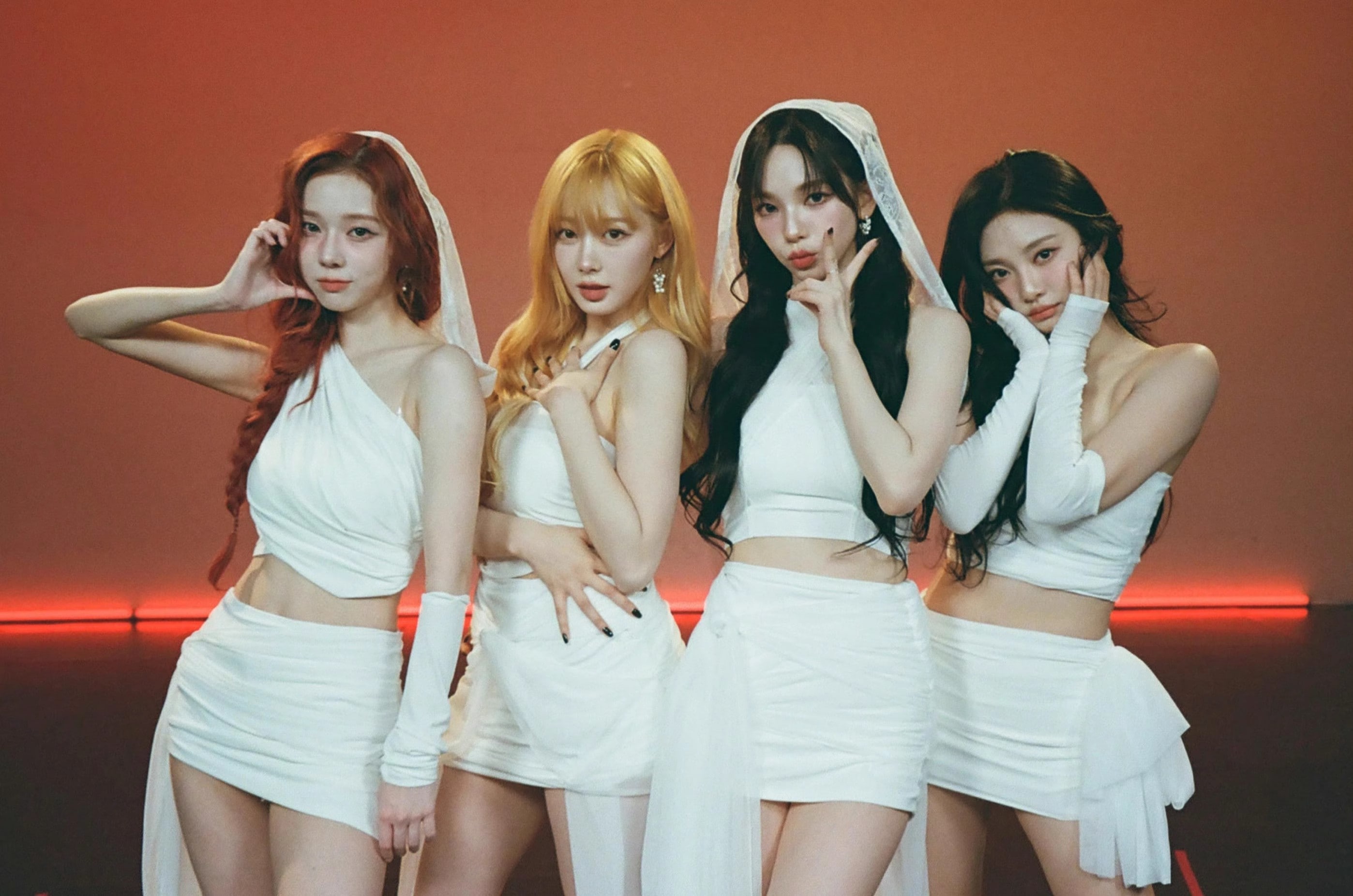 aespa ハニュジミン キムミンジョン ドラマ歌唱パフォーマンス衣装 ステージ衣装 ダンス衣装 練習着 ホワイトジャズダンスパフォーマンススーツ