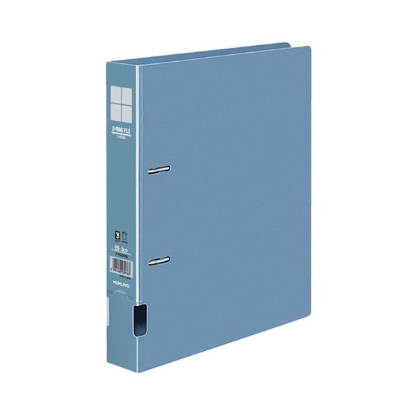(まとめ) コクヨ DリングファイルS型再生PP表紙 B5タテ 2穴 300枚収容 背幅45mm 青 フ-FD431NB 1冊 (×30セット)