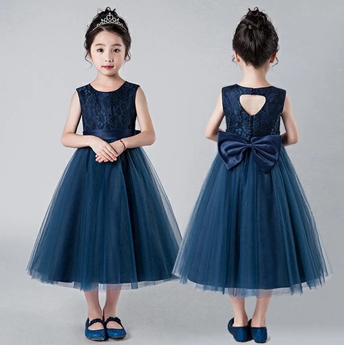 特別価格キッズドレス 子供ドレス ロング丈 袖なし フォーマルドレス ワンピース 女の子 キッズ ジュニア ガールズ ピアノ 発表会 演奏会 結婚式 七五三 入学式 誕生日 パーティー カジュアル 可