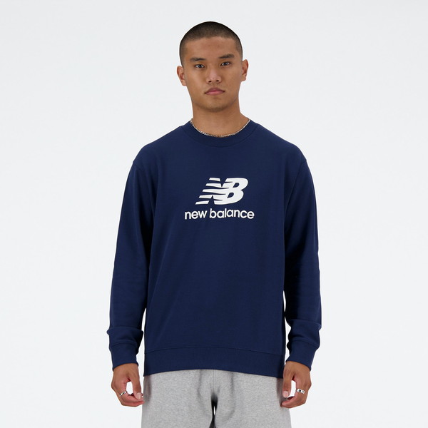 ニューバランス new balance Sport Essentials Stacked Logo スウェットクルー メンズ アパレル ウェア MT41500-NNY NBネイビー