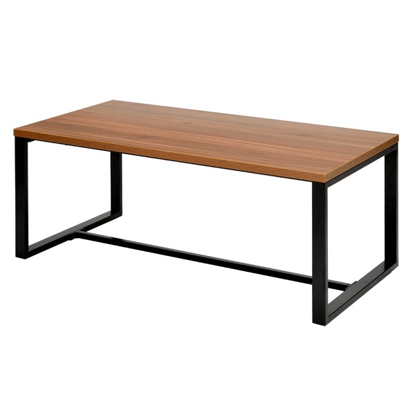 応接テーブル スチール製 ローテーブル 幅110cm 組立品 応接室 オフィス家具 ブラックスチール スチール テーブル ミーティングテーブル 会議机 おしゃれ グループデスク 法人限定