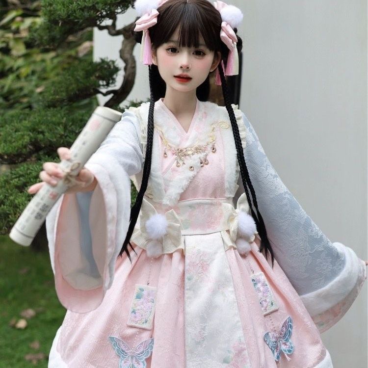 炭酸水夢春 チャイニーズガール ロリータ ロリータop 国民風ドレス オリジナルコス フルセット スリムでエレガント