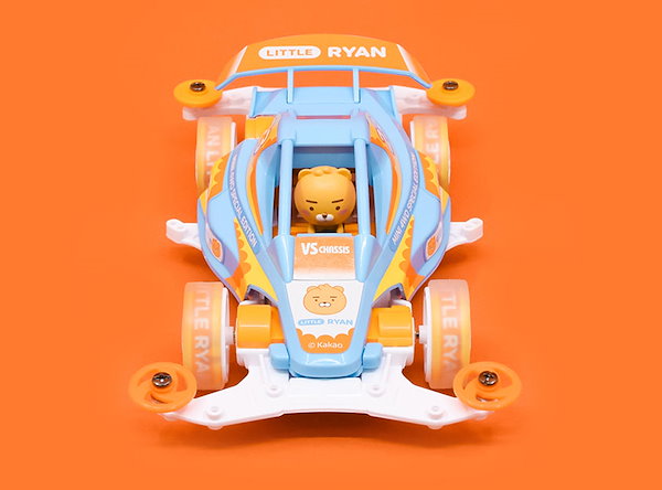 5台セット)タミヤコリア ミニ四駆 韓国ラインフレンズ ブラウン