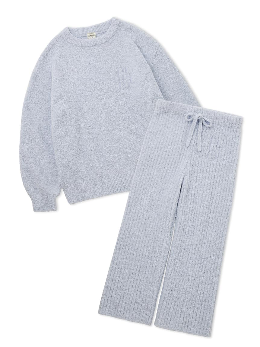 [ジェラート ピケ] カラフルパウダープルオーバー＆ロングパンツセット PWNT245351 レディース BLU