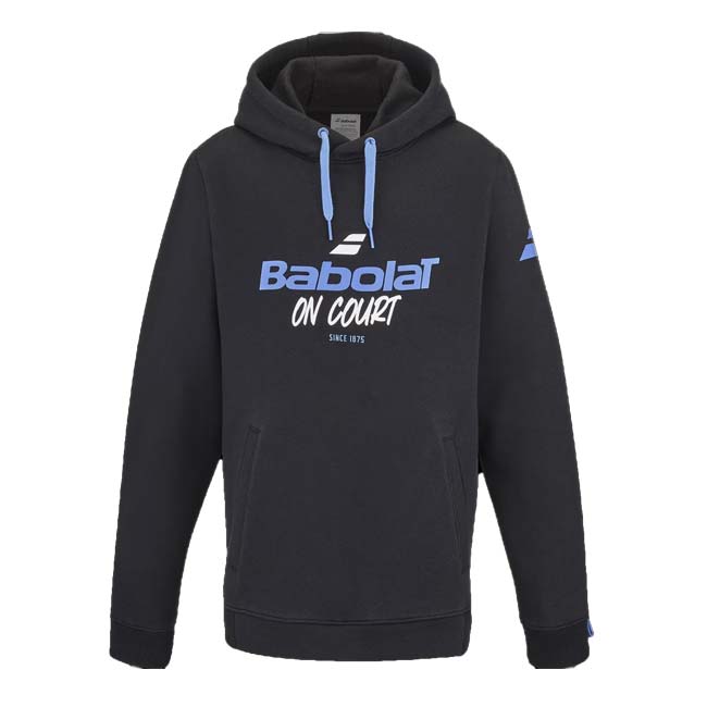 バボラ(Babolat) 2025 ジュニア EXERCISE エクササイズ フーディ フード付きスウェット パーカー 4JTF041-2000 ブラック×ブラック(25y4mテニス)