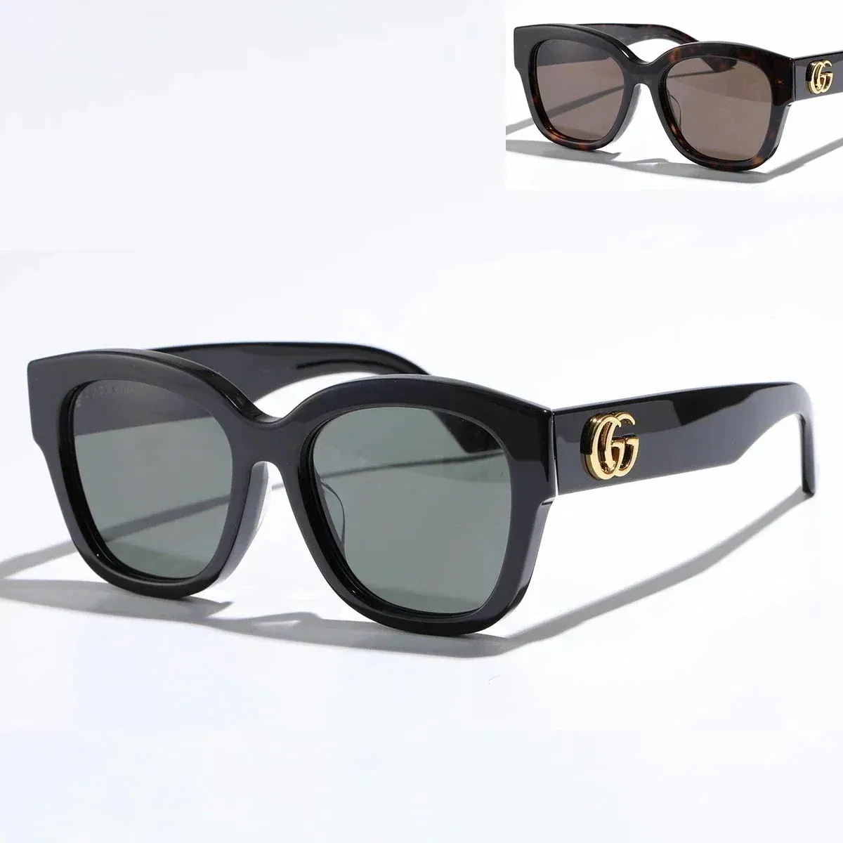 GUCCI グッチ サングラス GG1550SK レディース バタフライウェリントン型 ダブルG アイウェア カラー2色
