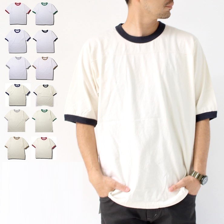 リンガー フットボール Tee USAコットン ww040059 tシャツ 半袖 メンズ レディース