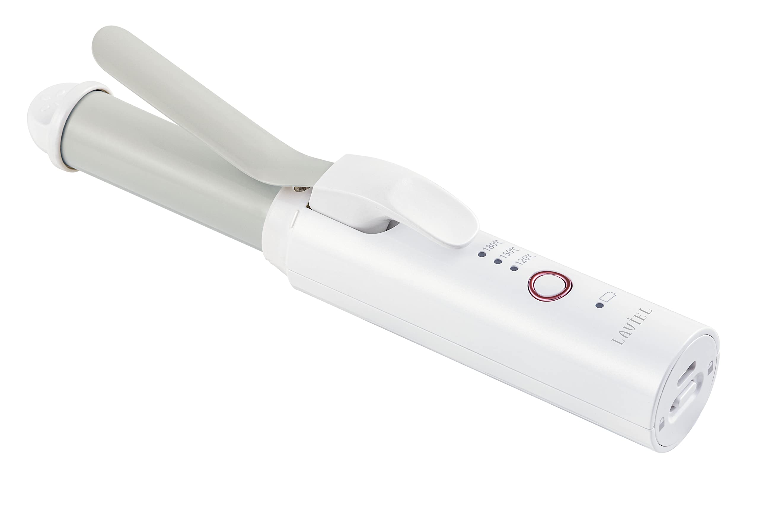 LAVIEL コードレス カールアイロン 23mm ミニ ヘアアイロン USB充電式 3段階温度調節 MAX180℃ 持ち運び ホワイト LV-CL-CI 6,173円