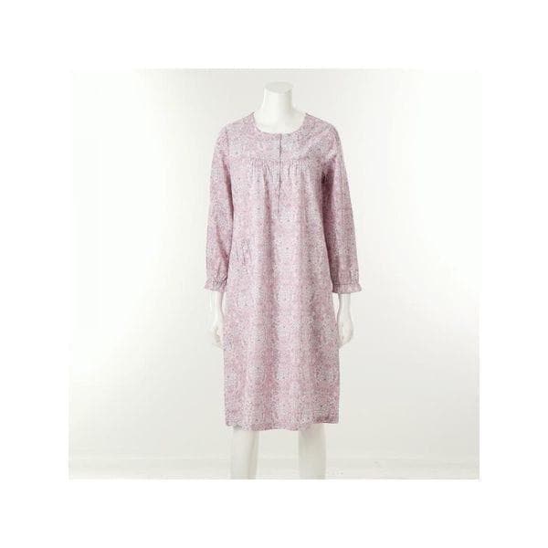 ビーナス綿100数プレミアムブラックラベル花柄捺染 transitional season 女性ワンピースパジャマ VGNA208 S_P415706445