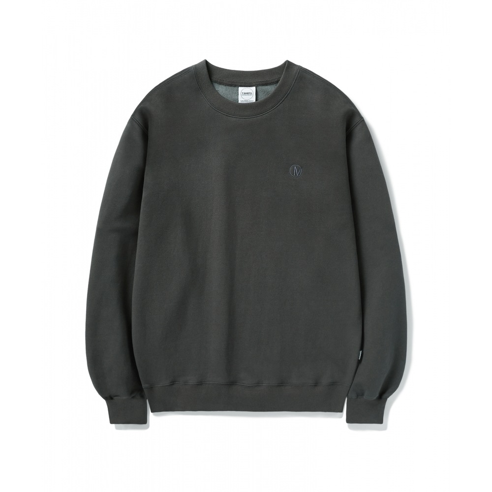 MINIMALPROJECT サークル ロゴ オーバーフィット マンツーマン MMT130 [DARK GLAY]