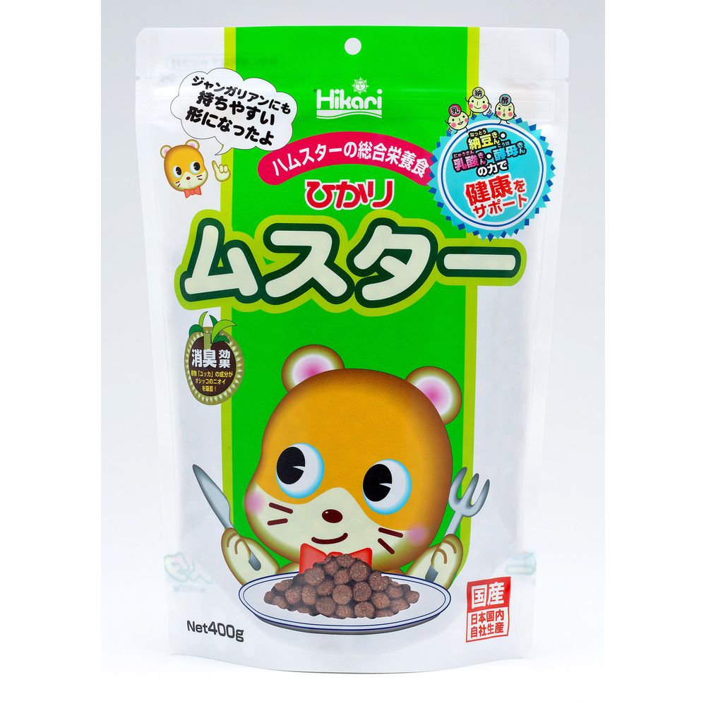 （まとめ買い）ひかり ムスター 400g ハムスター用フード [x12]