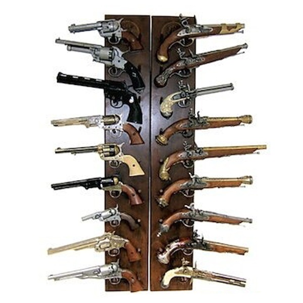 ディスプレイ 木製 壁掛 DENIX デニックス 9993 104cm 2枚セット 銃 ガン ソード 剣 リアル 小物 模造 棚 ラック 木製 壁掛 ウッド 木 ミリタリー アーミー
