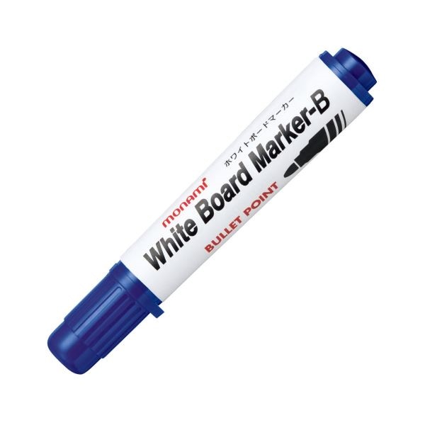 （まとめ） モナミ ホワイトボードマーカーB 丸芯 青 10502 1本 [x100セット] 8,350円