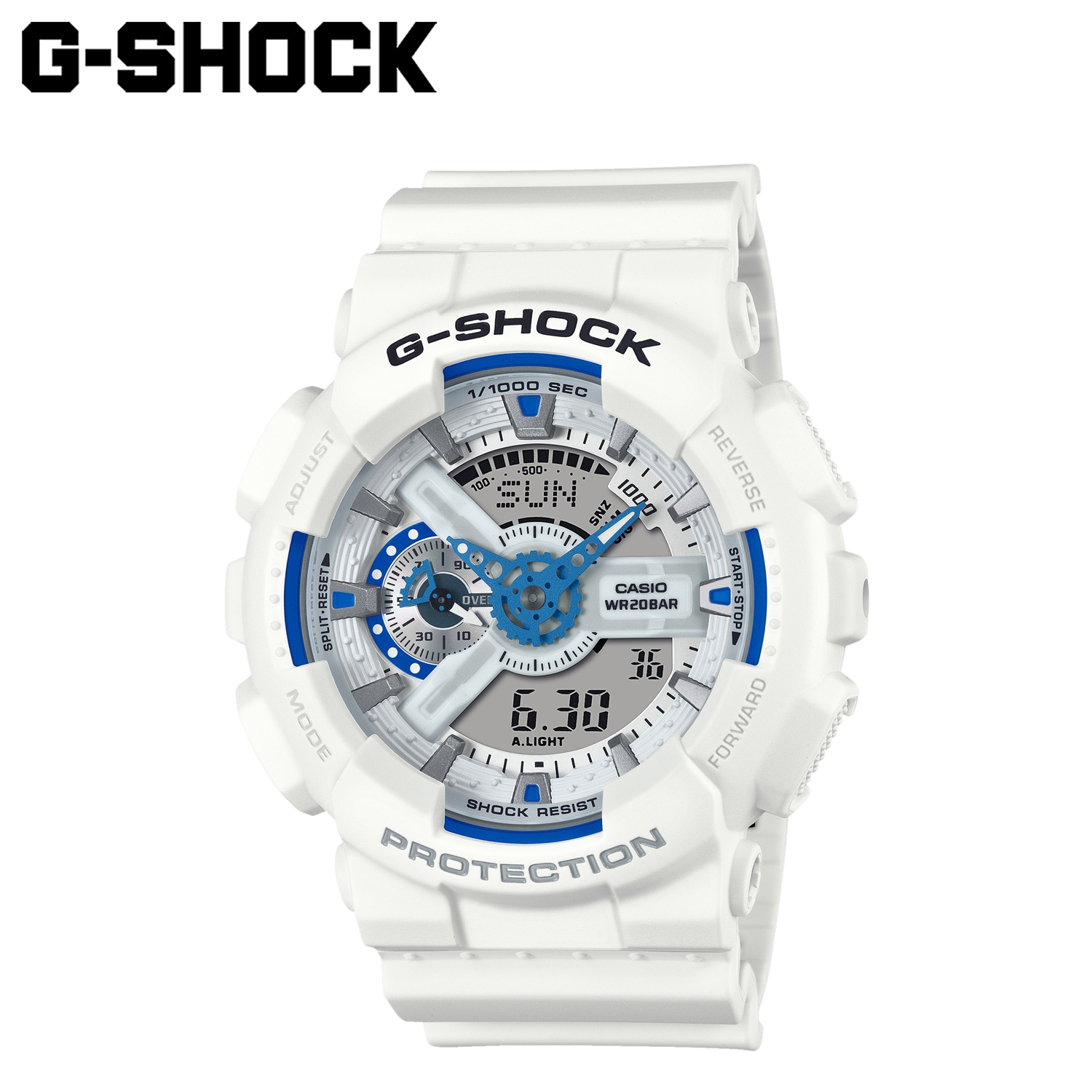 G-SHOCK 腕時計 GA-110HDS-7AJF 110 防水 ジーショック Gショック G-ショック メンズ レディース ホワイト 白