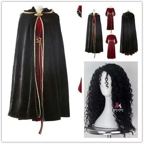 塔の上のラプンツェル マザー ゴーテルコスプレ衣装+ コスプレ 変装 仮装