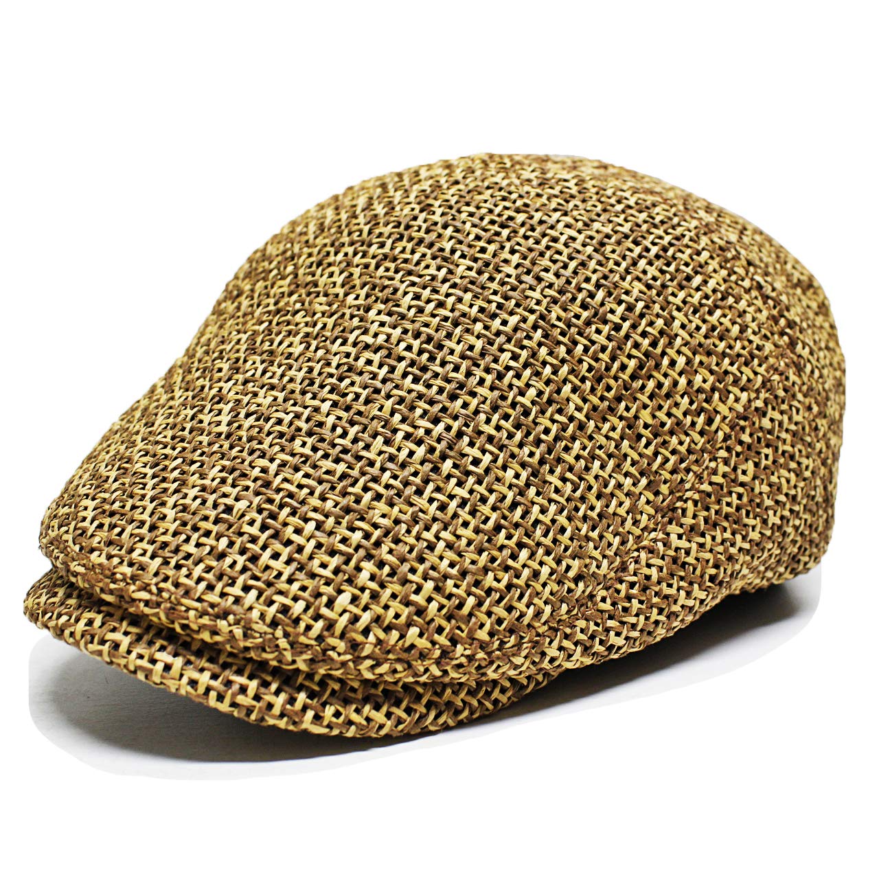 [ルーベン] 別注デザイン PAPER HUNTING ハンチング 麦わらハンチングキャスハンチング ミックスカラー ペーパーハンチング FREE キャメル