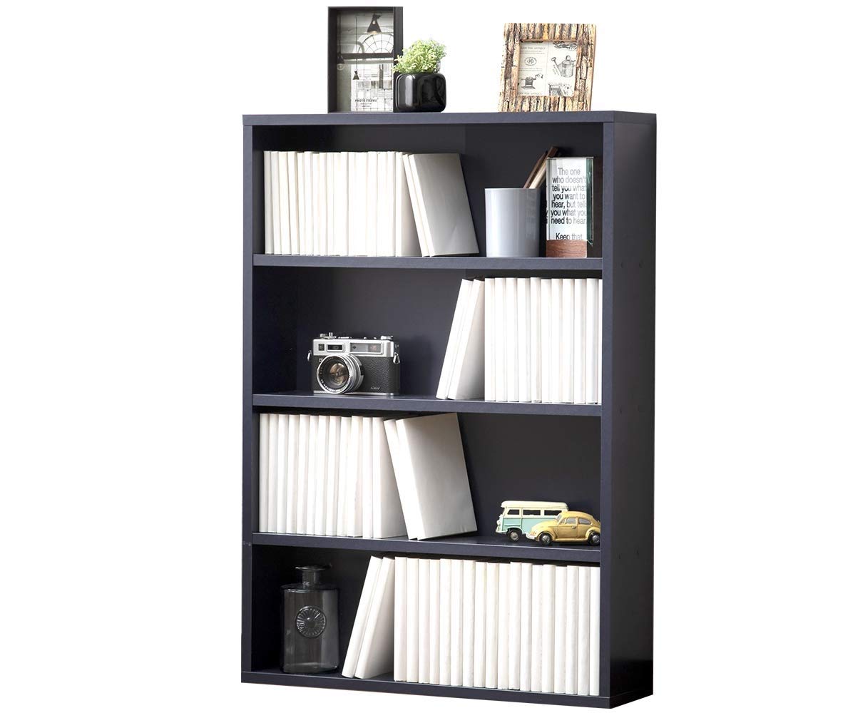 アイリスオーヤマ 本棚 コミックラック 大容量 幅59.9×奥行15×高さ84 ネイビー CORK-8460