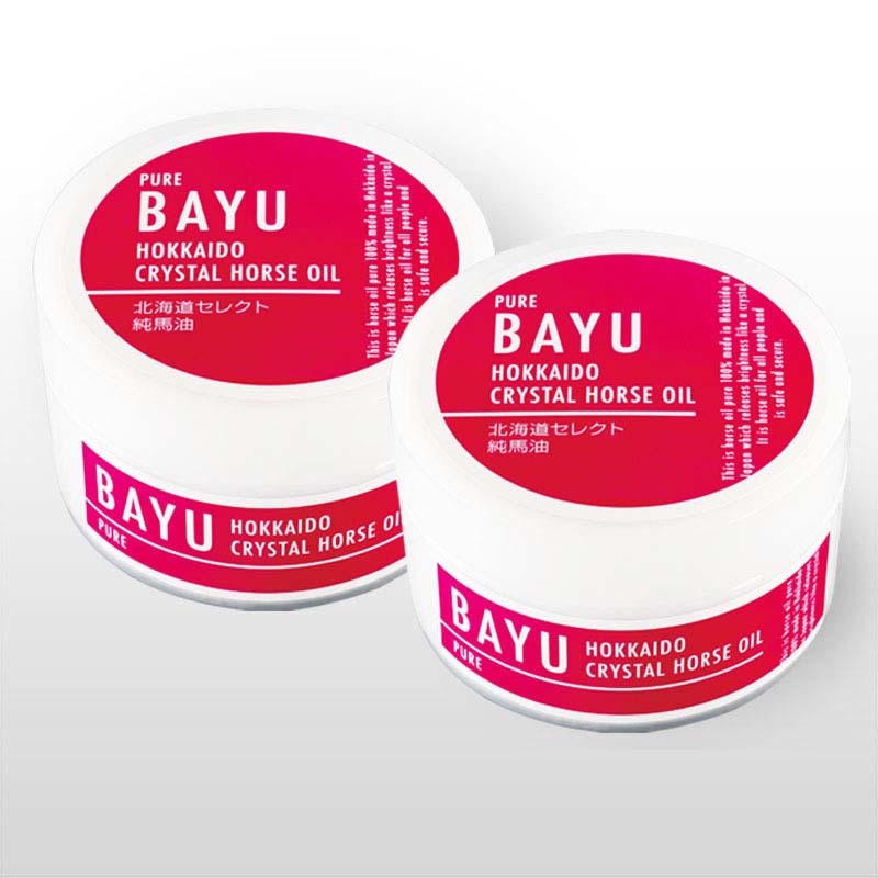 北海道クリスタルBAYU（馬油クリーム）2個セットピュア60g 5,940円