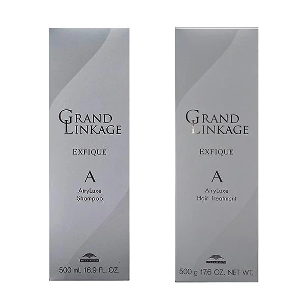 土日祝日出荷 ミルボン グランドリンケージ エクスフィーク エアリーリュクス シャンプー 500ml & トリートメント 500g セット