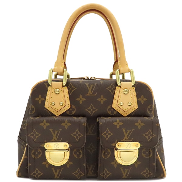 ルイヴィトン LOUIS VUITTON ハンドバッグ マンハッタン PM モノグラムキャンバス モノグラム ゴールド金具 茶 M40026 SD0067【中古】