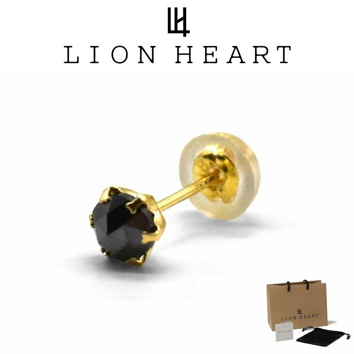 ピアス メンズ ブラックダイヤモンド 0.25ct Mサイズ K18 18金 プチモダン LH-1EA182 メンズピアス 片耳用 1点売り クリスマス 誕生日 プレゼント ギフト 彼氏 【ネコポス】