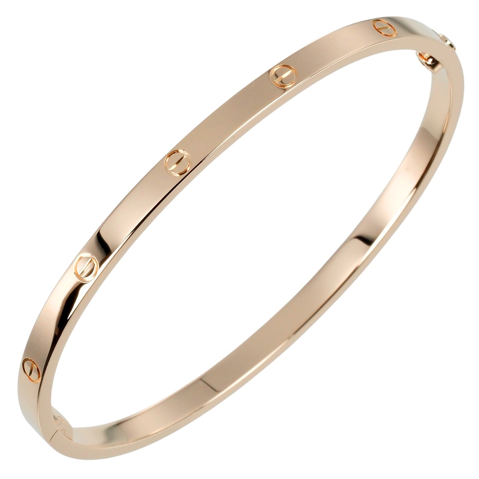 ラブ スモールモデル #17 ブレスレット K18ピンクゴールド 約18.75g レディース 中古品 Aランク