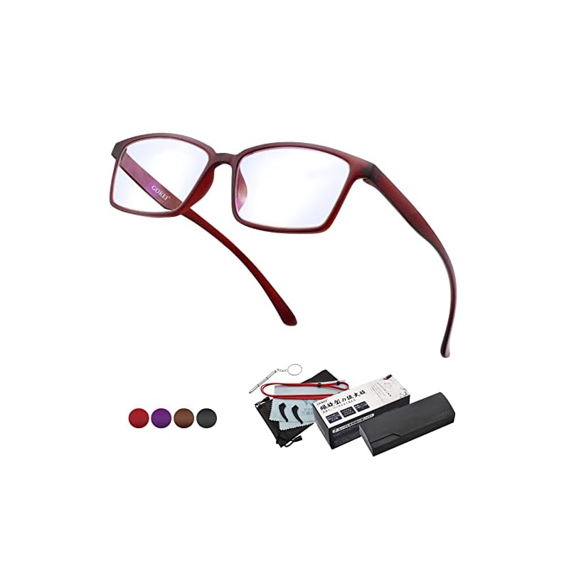 GOKEI メガネ型ルーぺ 拡大鏡 ルーペ 【1.3倍 ブルーライトカット】 軽量 ルーペメガネ 拡大 眼鏡 メガネ 眼鏡型ルーペ 拡大ルーペ ルーペ型眼鏡 メガネ型ルーぺ 細かい作業 大きく見える