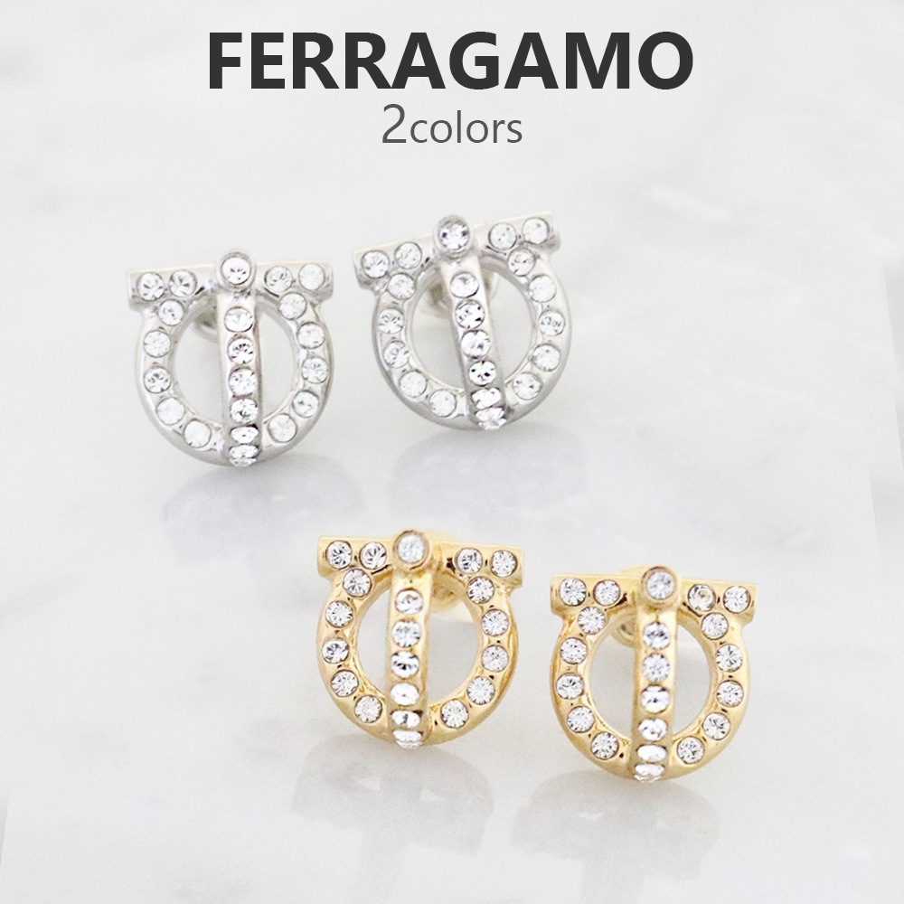 サルヴァトーレフェラガモ ピアス レディース ガンチーニ クリスタル 3D 76 0417 アクセサリー