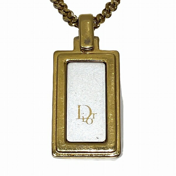 クリスチャンディオール ロゴプレート ブランド小物 ネックレス レディース【中古】