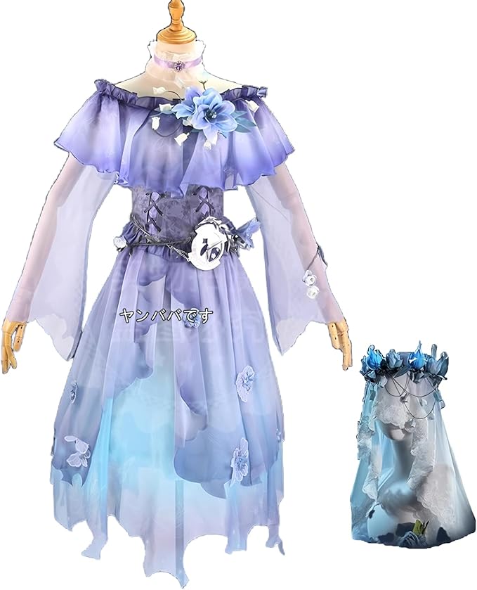 昆虫学者 霊の蝋燭 メリー・プリニウス コスプレ衣装(ウィッグ 靴別売り)