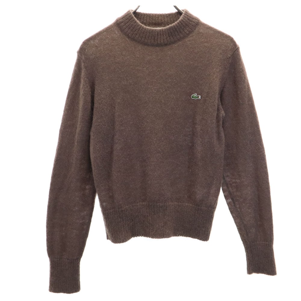 モヘヤブレンド 長袖 セーター 42 ブラウン系 ニット レディース