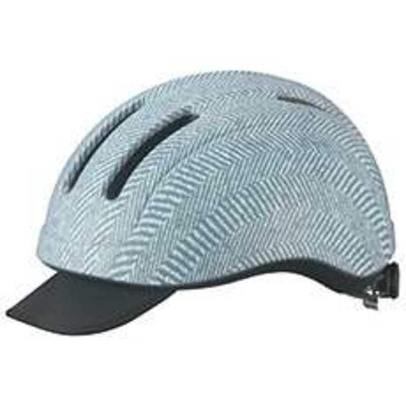 オージーケーカブト　自転車用 サイクル ヘルメット CS-1(M-Lサイズ/マットヘリンボーンブルー)7446815　CS1