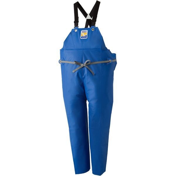 マリンエクセル 胸当て付ズボンブルーM No.12063153