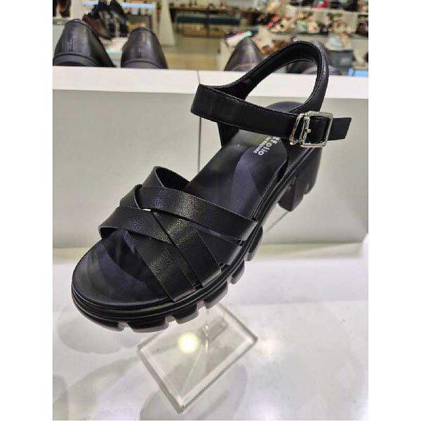 [] 女性ストラップサンダル 7CM(PFFMSD694BK) (P003805843)