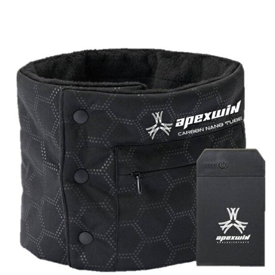 アタックベース 431050 ネックウオーマー バッテリー付き ブラック 迷彩ブラック 首温め 防寒 防風 通勤 通学 アウトドア キャンプ 釣り バイク 外仕事 即暖 あったか ぽかぽか