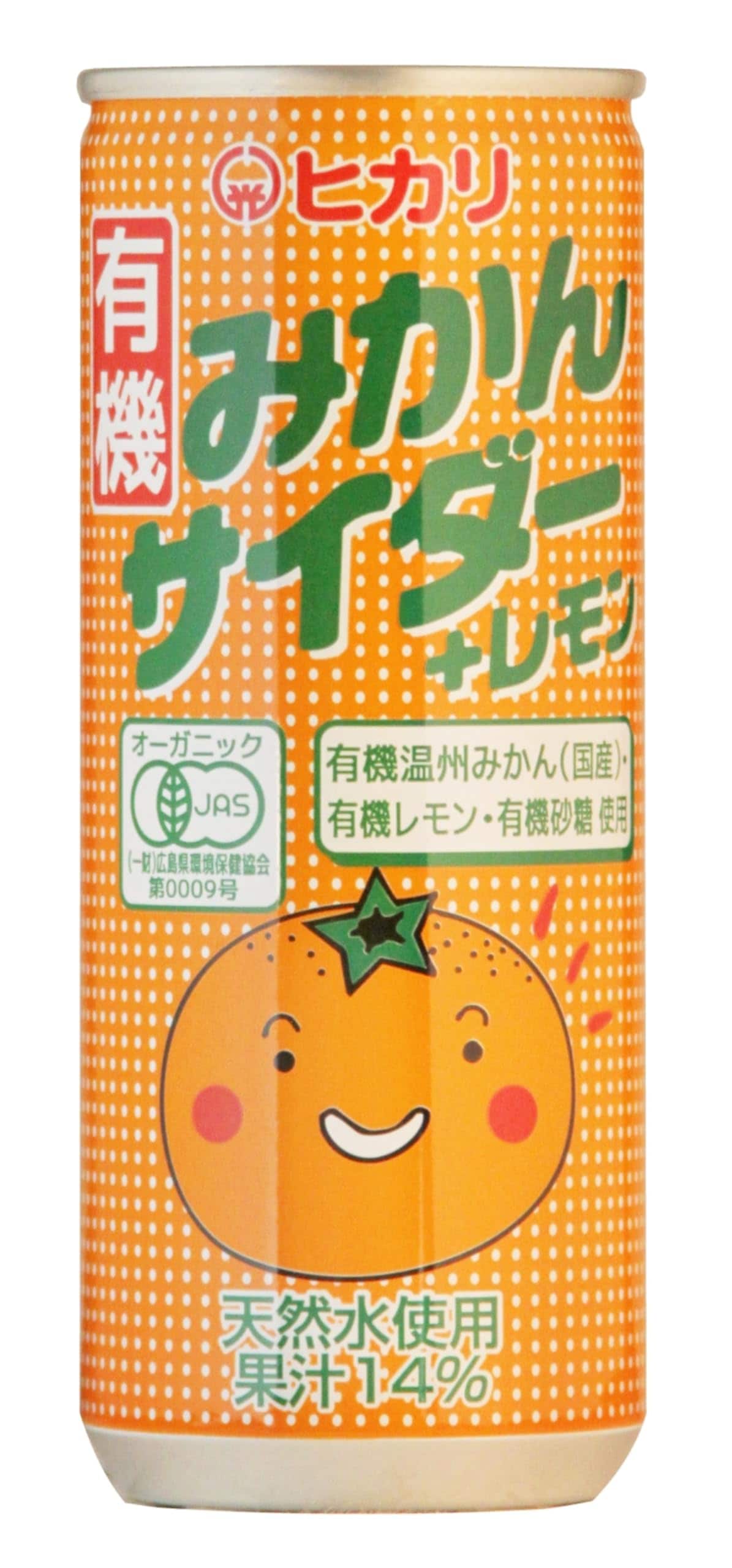 光食品 有機みかんサイダー+レモン 250ml×30本