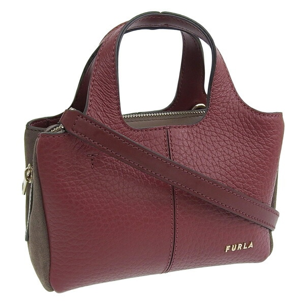 フルラ バッグ レディース ショルダーバッグ 2WAYハンドバッグ レザー スエード レッド FURLA ELSA MINI TOTE WB00614BX12131599S FURLAショルダーバッグ