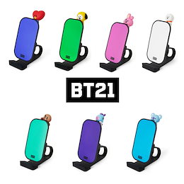 BT21 ワイヤレス 充電 デスク スマホホルダー ラインフレンズ公式 正規品 ★送料無料★