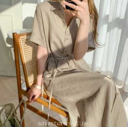 【2025新作入荷】ワンピース ロング ロング丈 半袖 Vネック 薄手 かわいい 大人可愛い シンプル カジュアル おしゃれ お洒落 大人可愛い 大人女子 こなれ