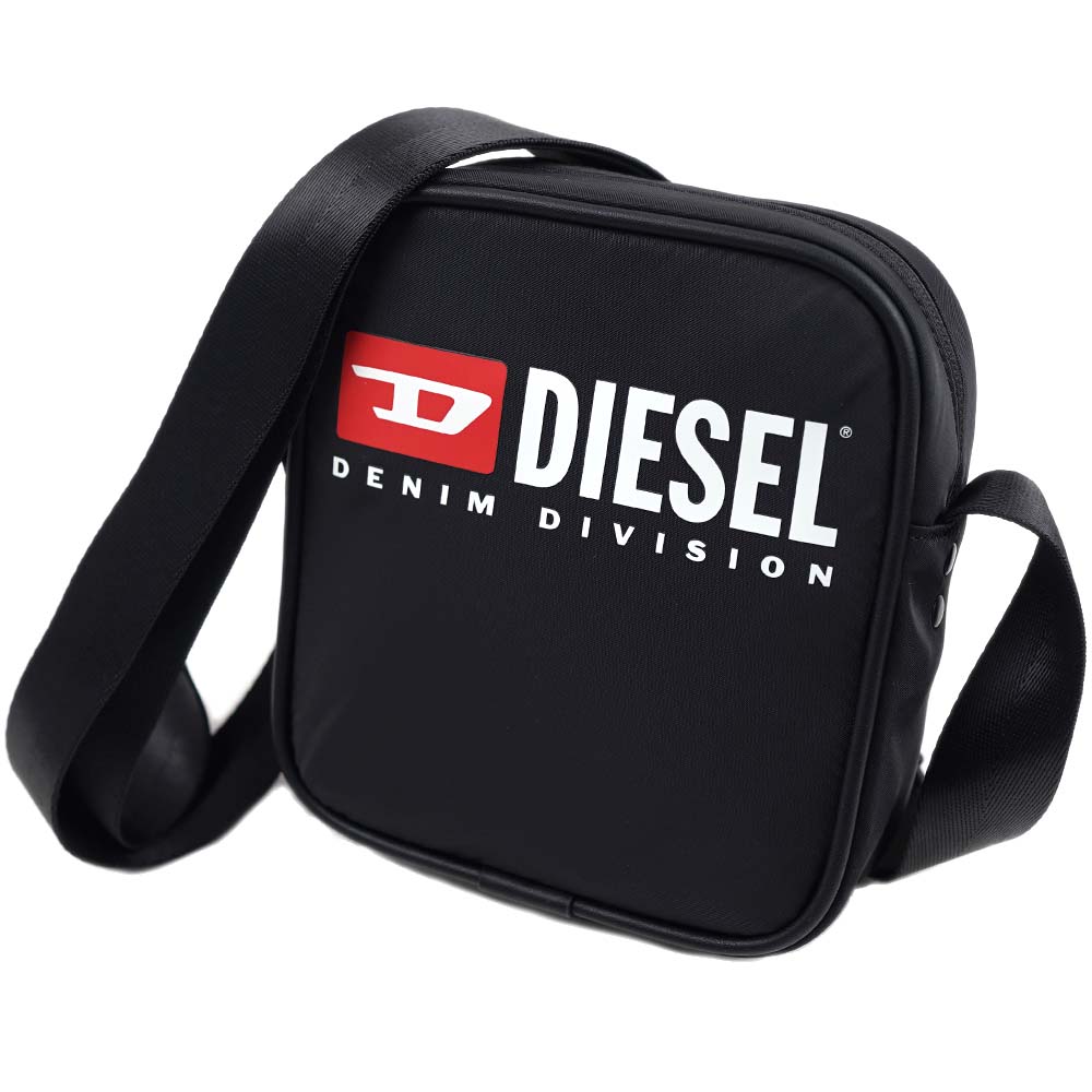 ディーゼル ショルダーバッグ DIESEL メンズ ロゴプリント クロスボディ ブラック RINKE CROSSBODY X09553-P5480-T8013 9,856円
