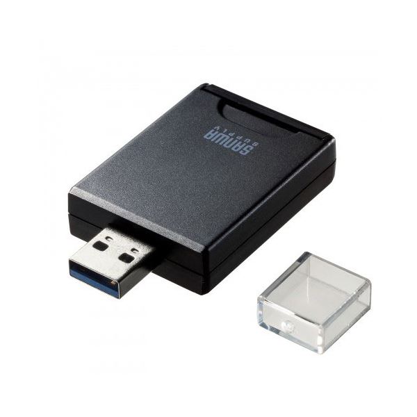 サンワサプライUHS-II対応SDカードリーダー（USB Aコネクタ） ADR-3SD4BK