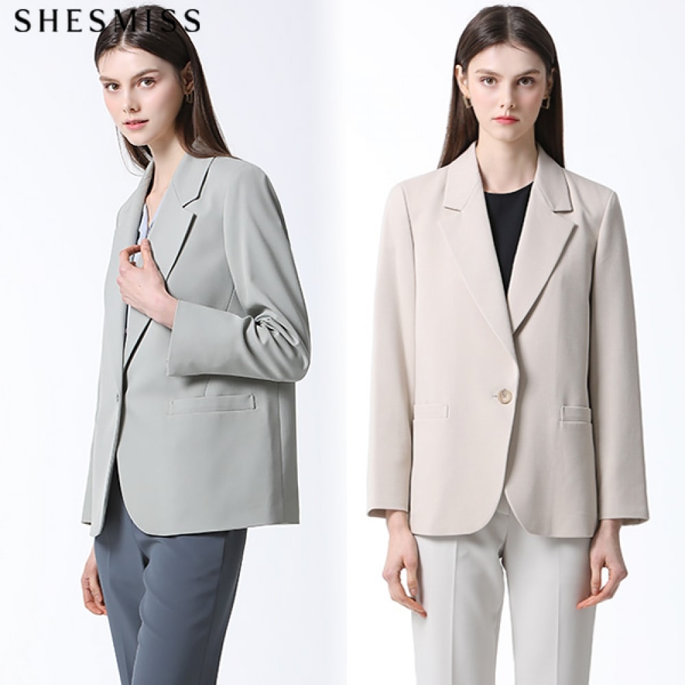 (She Miss) ベーシックシングルワンボタンジャケット 5,670円