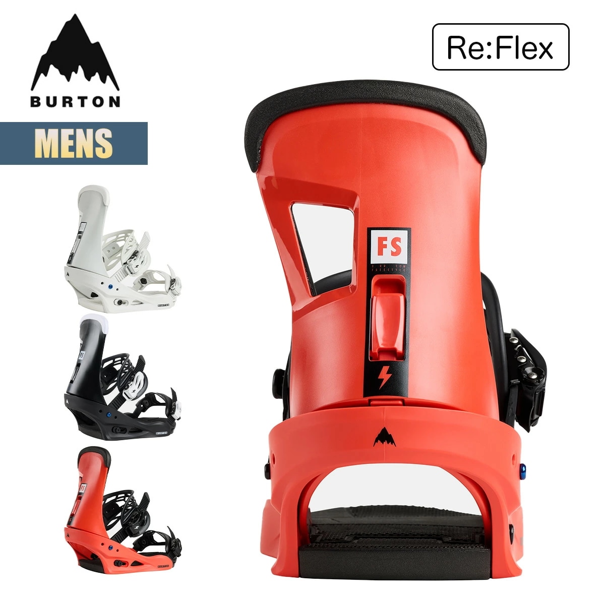 ビンディング メンズ 25-26 フリースタイル リフレックス W26JP-105441 Mens Burton Freestyle Re:Flex Snowboard Binding スノーボード