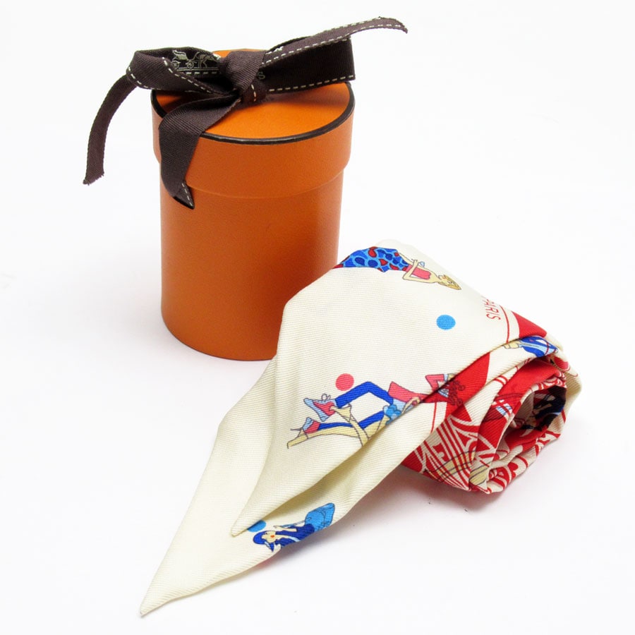 エルメス HERMES スカーフ ツイリー シルク マルチカラー レディース w0337f