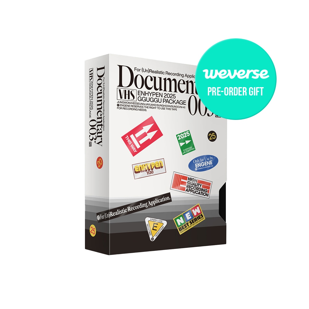 【WEVERSESHOP特典選択】 ENHYPEN 2025 GGU GGU PACKAGE
