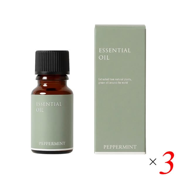 生活の木 ペパーミント精油 10ml 3本セット