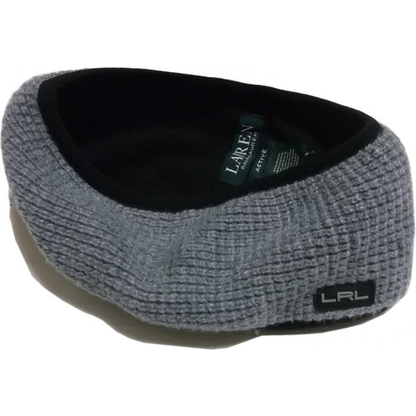 ウール混　ニット ヘッドバンド　グレー　PR4-261