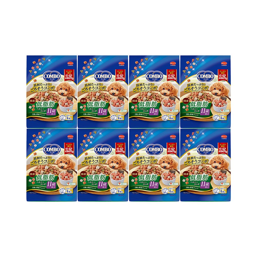 ドッグフード　コンボ　ドッグ　低脂肪　１１歳以上　１．７ｋｇ（４２５ｇX４袋）X８個　ＣＲＣ45―05―35―35―00